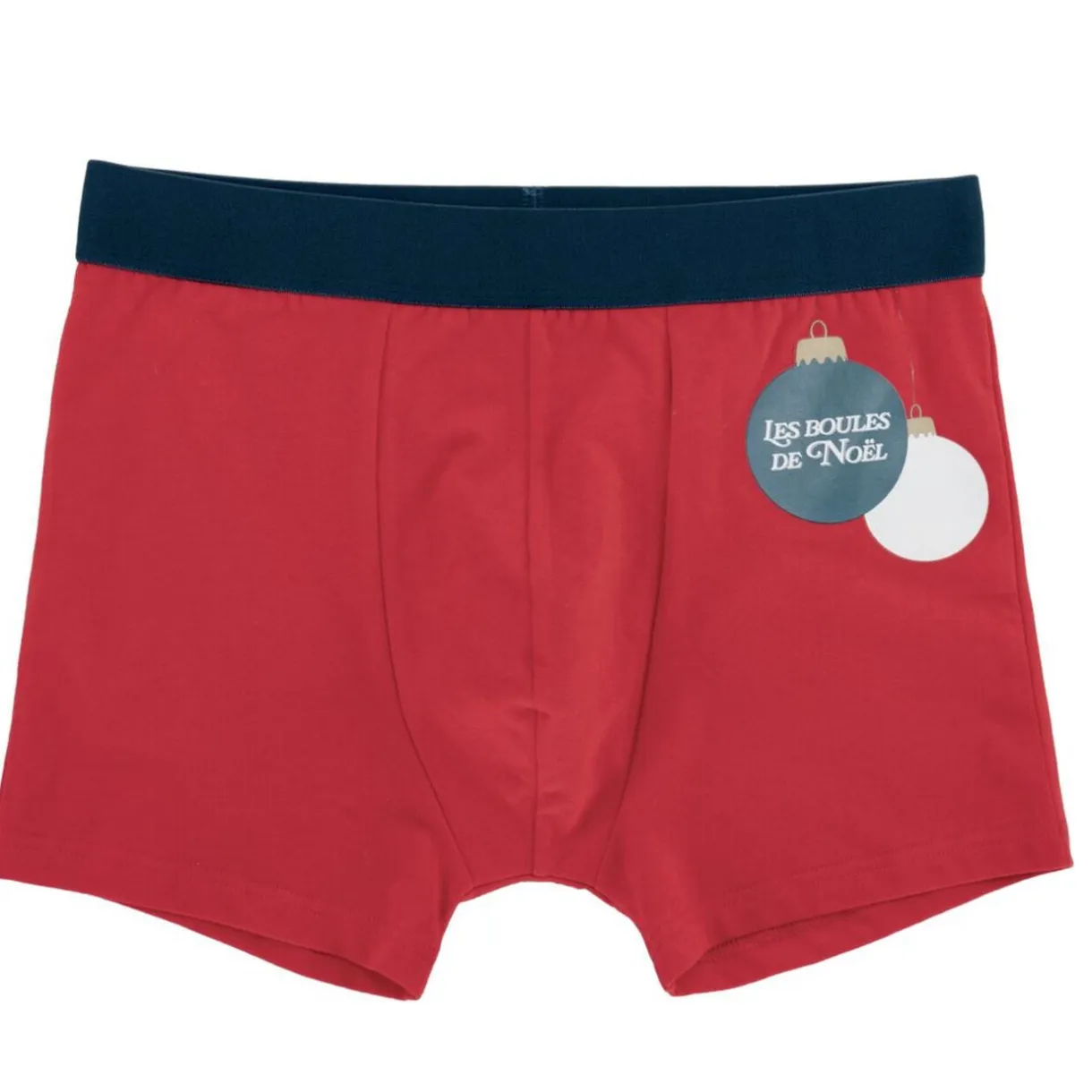 Caleçon homme x2 coton boîte cadeau Noël S/M/L/XL (2 modèles) < Gifi Hot