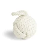 Cale porte en jute forme noeud marron Ø12,5cm