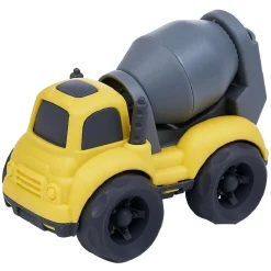 Camion benne ciment plastique jaune 10x6,5xH7 cm < Gifi Hot