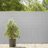 Canisse double face occultation modérée PVC grise 300xH100cm < Gifi Online