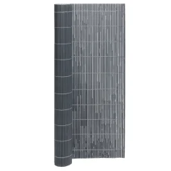 Canisse double face occultation modérée PVC grise 300xH100cm < Gifi Online