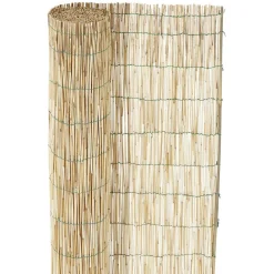 Canisse roseau pelé naturel brise-vue rouleau 120x500cm < Gifi Discount
