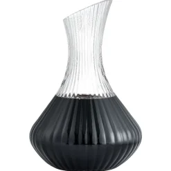 Carafe à décanter 1,5L strie en relief verre transparent
