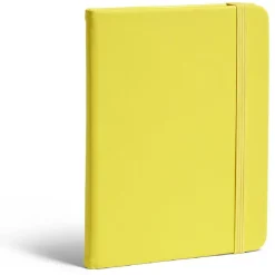 Carnet A6 élastique et couverture mate à lignes 15x21cm