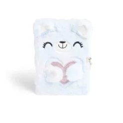 Carnet de note avec couverture en peluche 24x17cm - 5 modèles