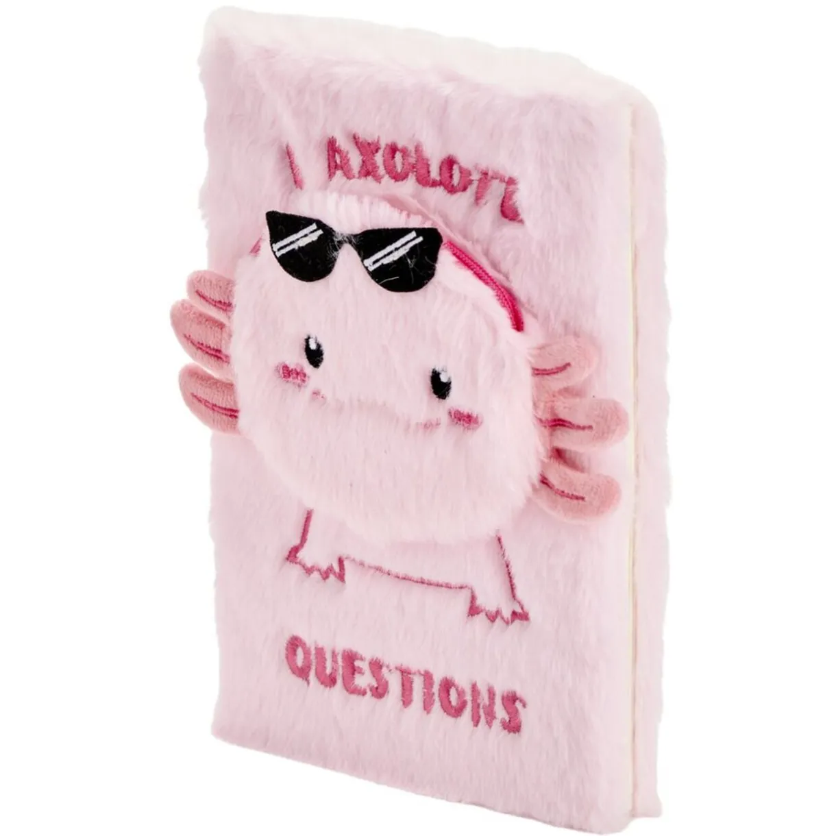 Carnet peluche A5 toucher doux 14,8x21cm (2 modèles capybara ou axolotl) < Gifi Clearance