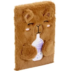 Carnet peluche A5 toucher doux 14,8x21cm (2 modèles capybara ou axolotl) < Gifi Clearance