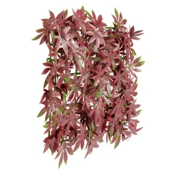 Carré de fleur artificielle mural vert 25x25cm < Gifi Outlet