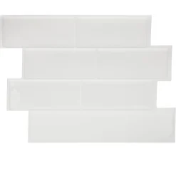 Carrelage adhésif sticker x4 briques blanches 21x29cm < Gifi Online