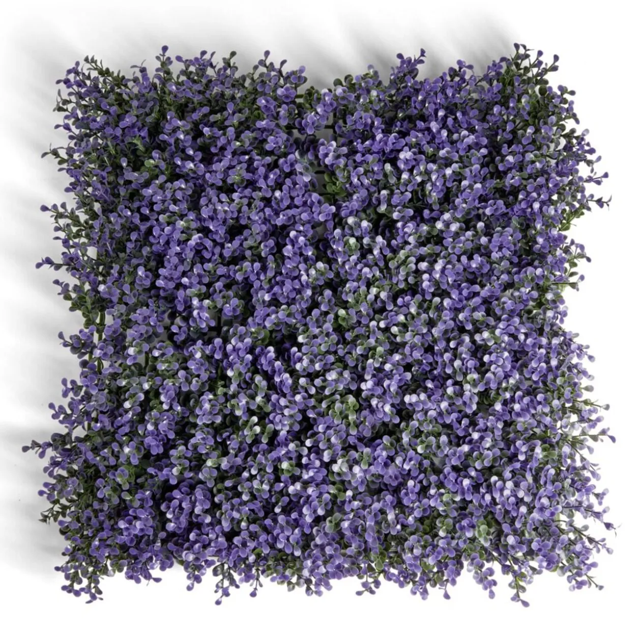 Carré végétal artificiel violette 25x25cm clipsable