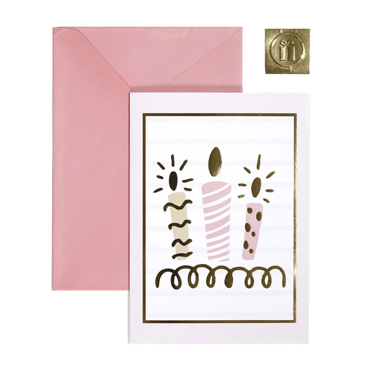 Carte de voeux avec enveloppe 13,3x18,3cm < Gifi Sale