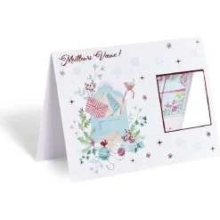 Carte de voeux Noël 12x17cm