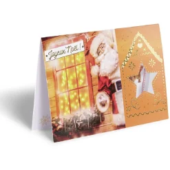 Carte de voeux Noël 12x17cm