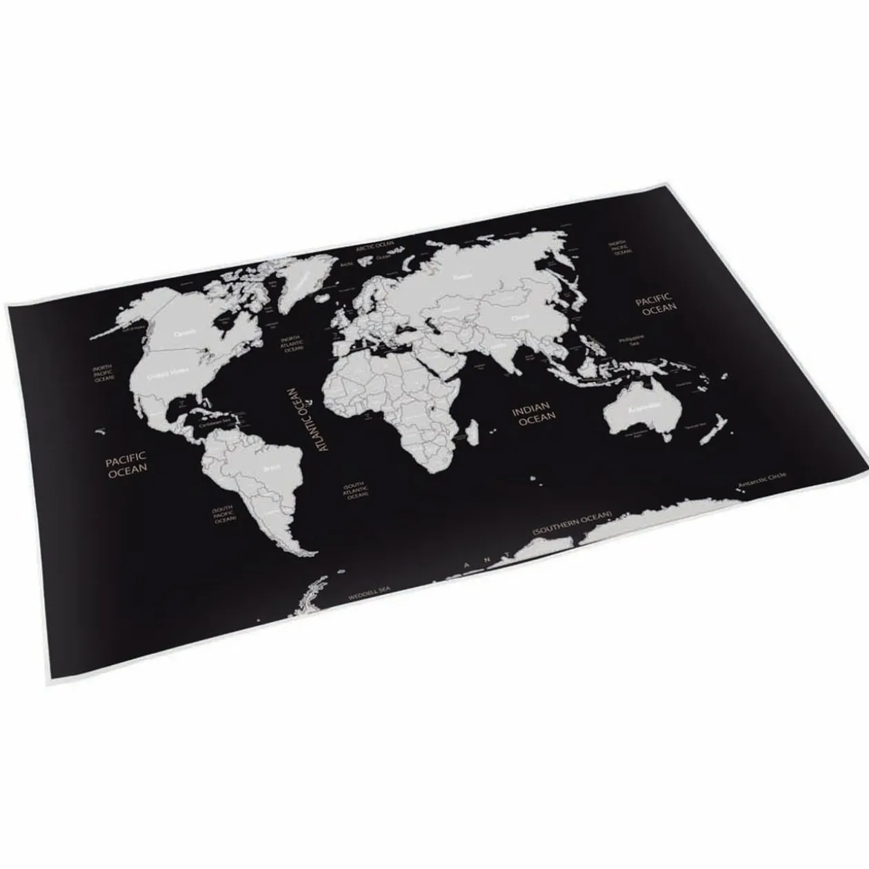 Carte du monde à gratter