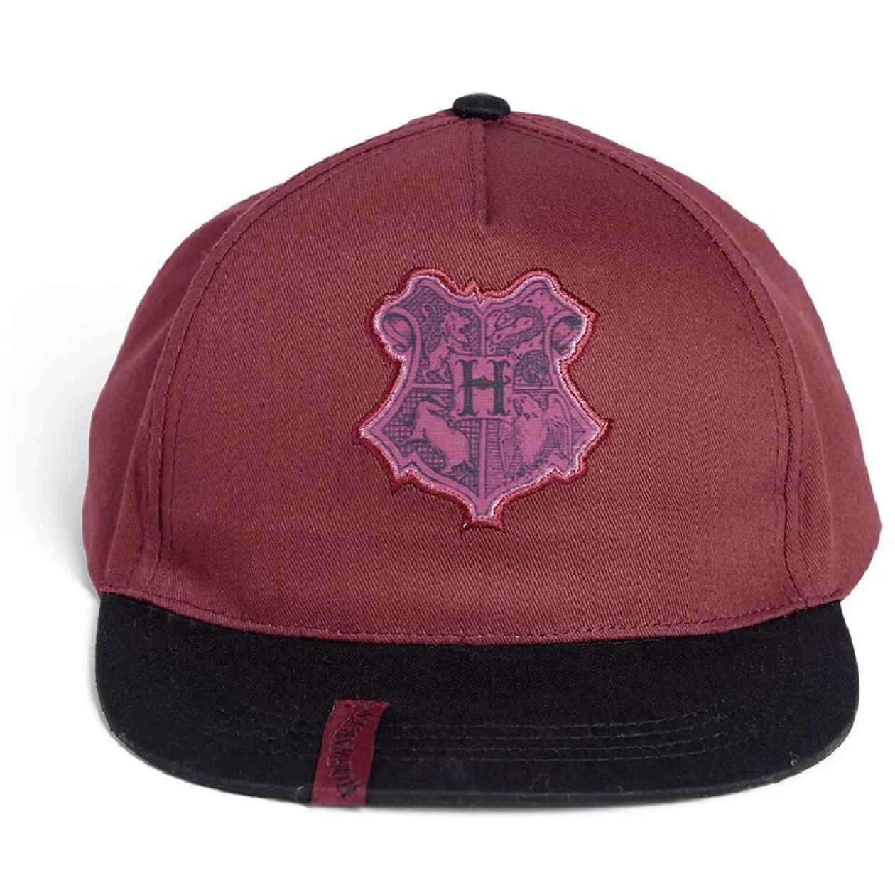 Casquette Harry Potter Hogwarts coton noir et bordeaux