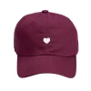 Casquette pour adulte en coton uni beige 25x15,8xH13cm