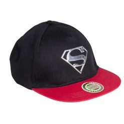 Casquette Superman coton noir et rouge