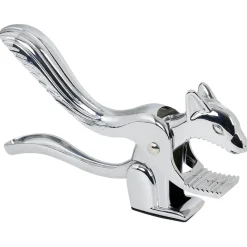Casse noisette sur pied zinc forme écureuil L17,5cm