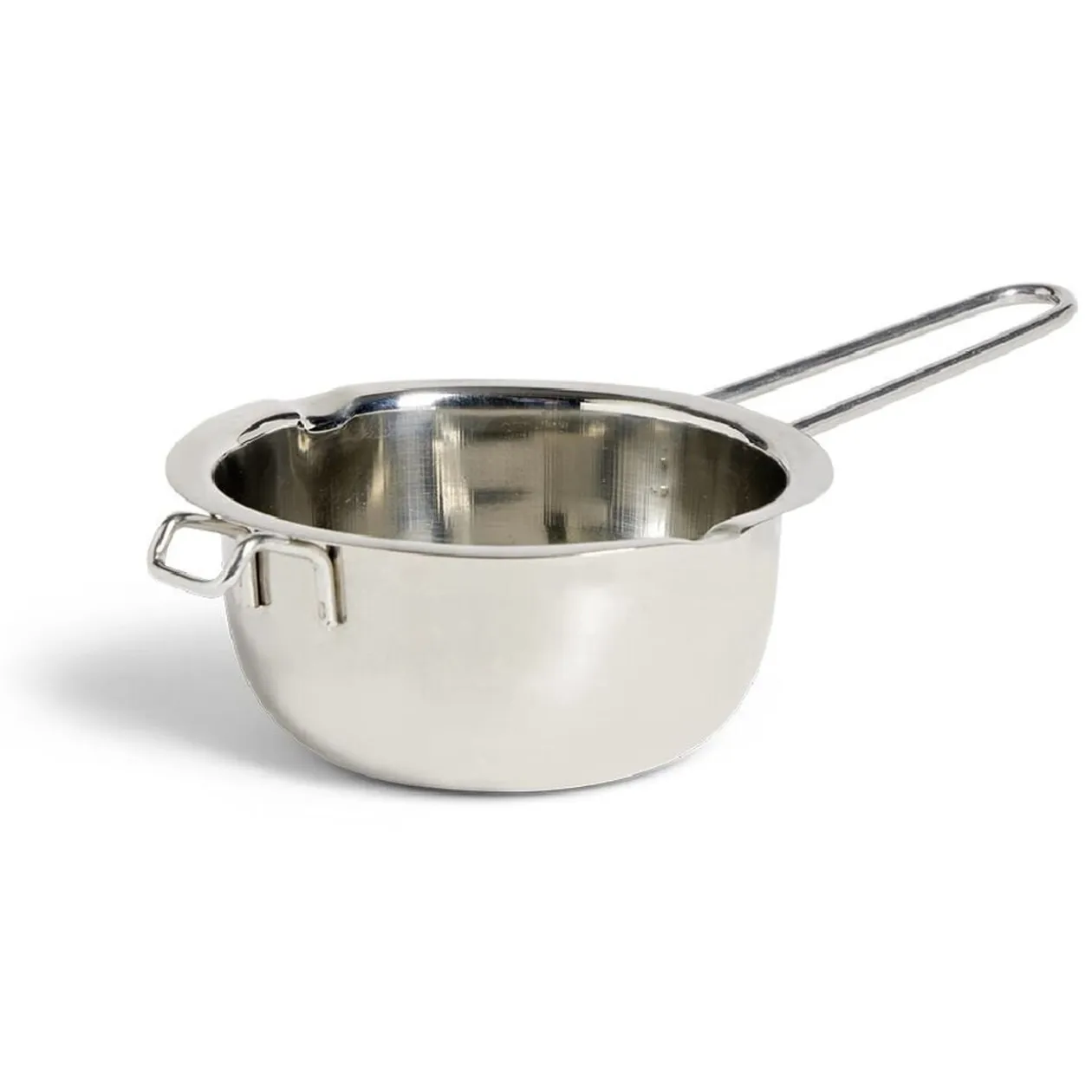 Casserole bain-marie inox gris Ø14,3cm