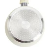 Casserole poignée effet bois aluminium et céramique beige Ø18cm < Gifi Hot