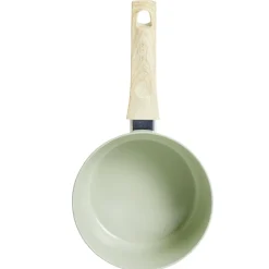 Casserole poignée effet bois aluminium et céramique vert Ø18cm < Gifi Best