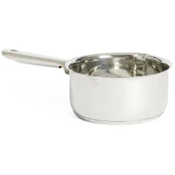 Casserole tous feux dont induction tout inox Ø18cm