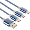 Câble USB 3 en 1 avec connecteurs USB-C/micro USB/Lightning < Gifi
