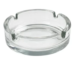 Cendrier rond transparent en verre x2 < Gifi Online