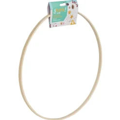 Cercle en bois pour couronne de Noël Ø30cm < Gifi Outlet
