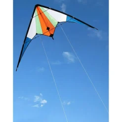 Cerf-volant triangulaire Funky avec poignées 60x120cm