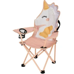 Chaise de camping licorne acier et polyester 55x34xH75cm < Gifi Outlet