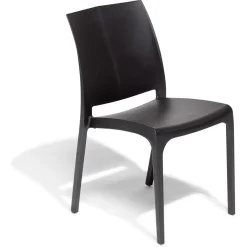 Chaise de jardin en plastique Volga gris < Gifi Online
