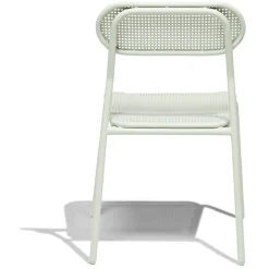 Chaise de jardin Faro empilable métal vert 48x52xH82cm