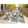 Chaise de jardin pliante Relax plastique gris < Gifi Sale