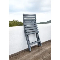 Chaise de jardin pliante Relax plastique gris < Gifi Sale