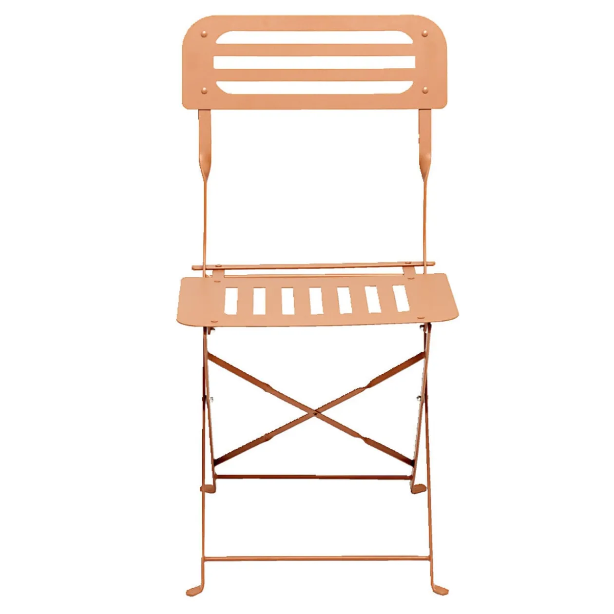 Chaise de jardin pliante Rio acier jaune ocre 41xP46xH81cm