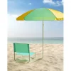 Chaise de plage acier et textilène vert menthe 44x42xH48cm < Gifi New