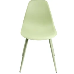 Chaise First assise polypropylène pieds métal vert menthe L42,5xP50xH78,5cm < Gifi Clearance