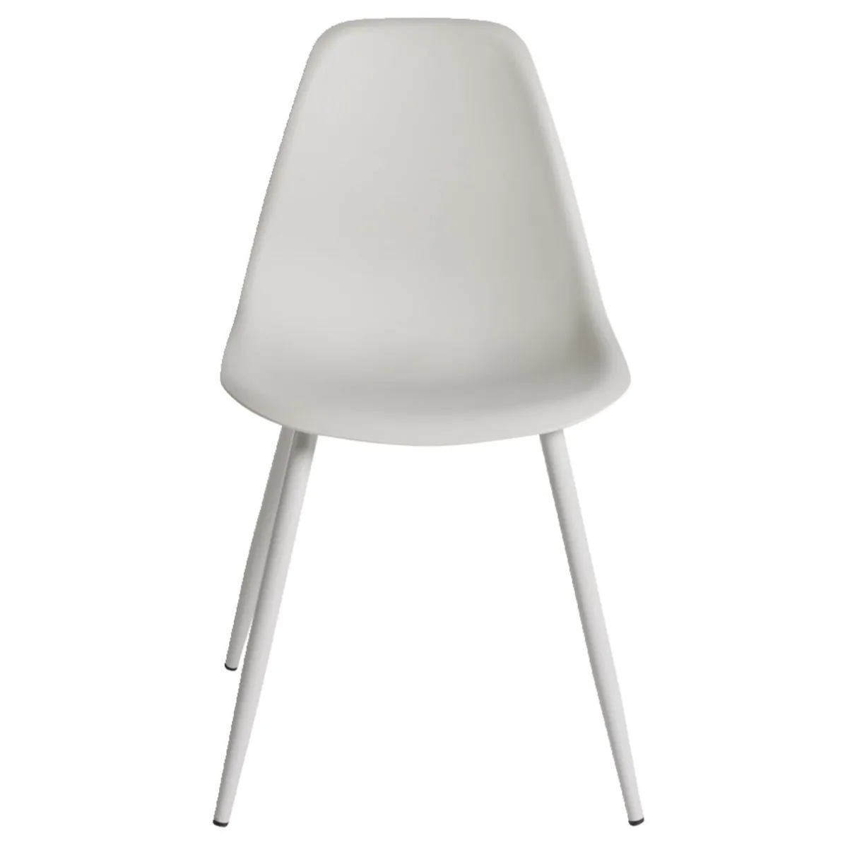 Chaise First métal et plastique gris clair 42,5x50xH78,5cm < Gifi Discount