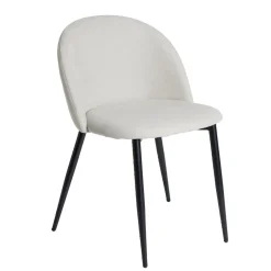 Chaise Gaëlle noir et gris L51xP55xH75cm < Gifi Best