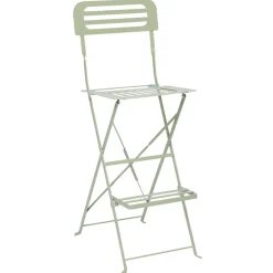 Chaise haute de jardin Rio métal vert 41x48xH111cm < Gifi Online