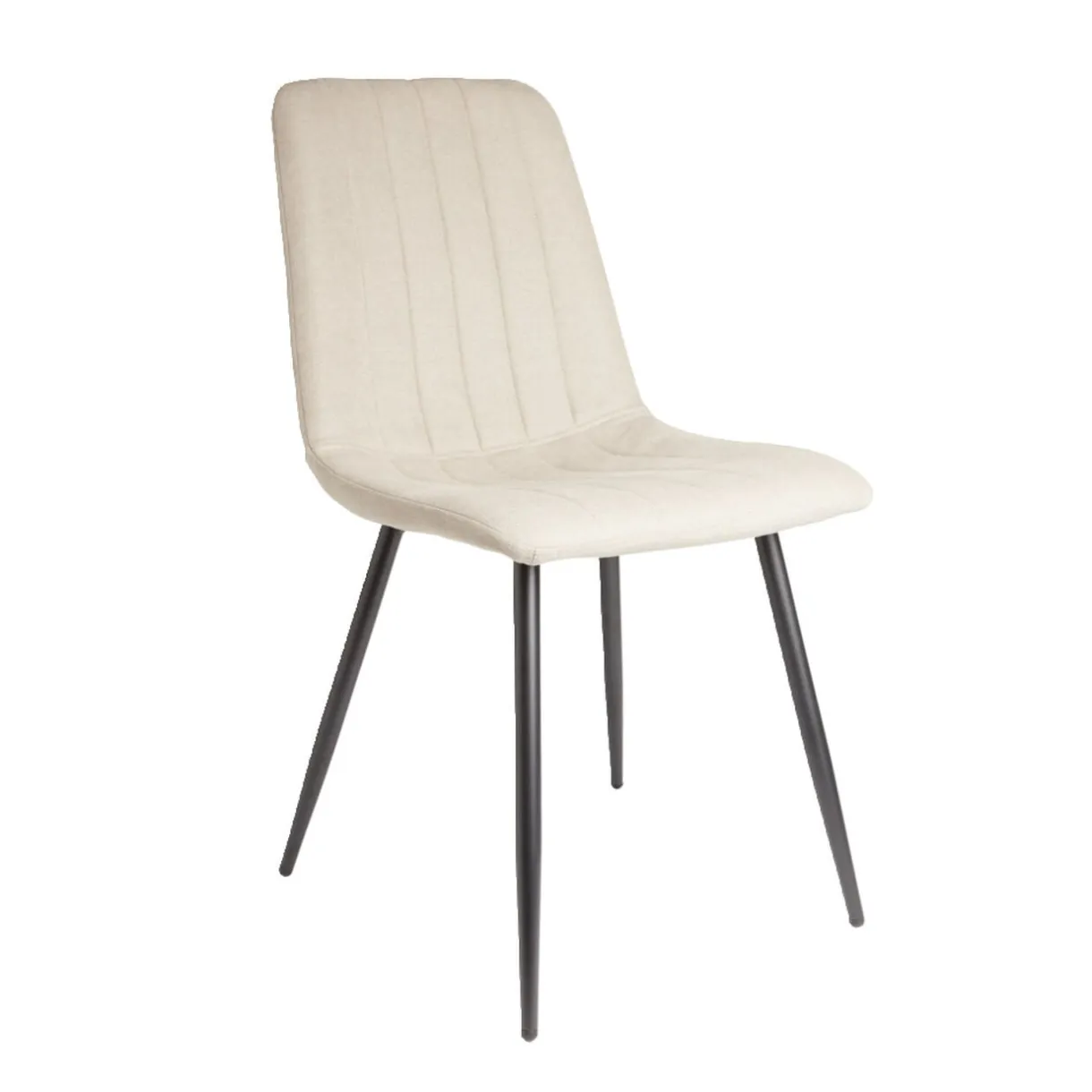 Chaise Joseph noir et gris L45xP54XH89cm < Gifi Clearance