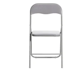 Chaise pliante Tracy métal gris foncé L49xP49xH79cm