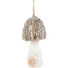 Champignon de Noël brut à suspendre