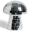 Champignon disco en plastique argenté Ø16xH17,5cm < Gifi New