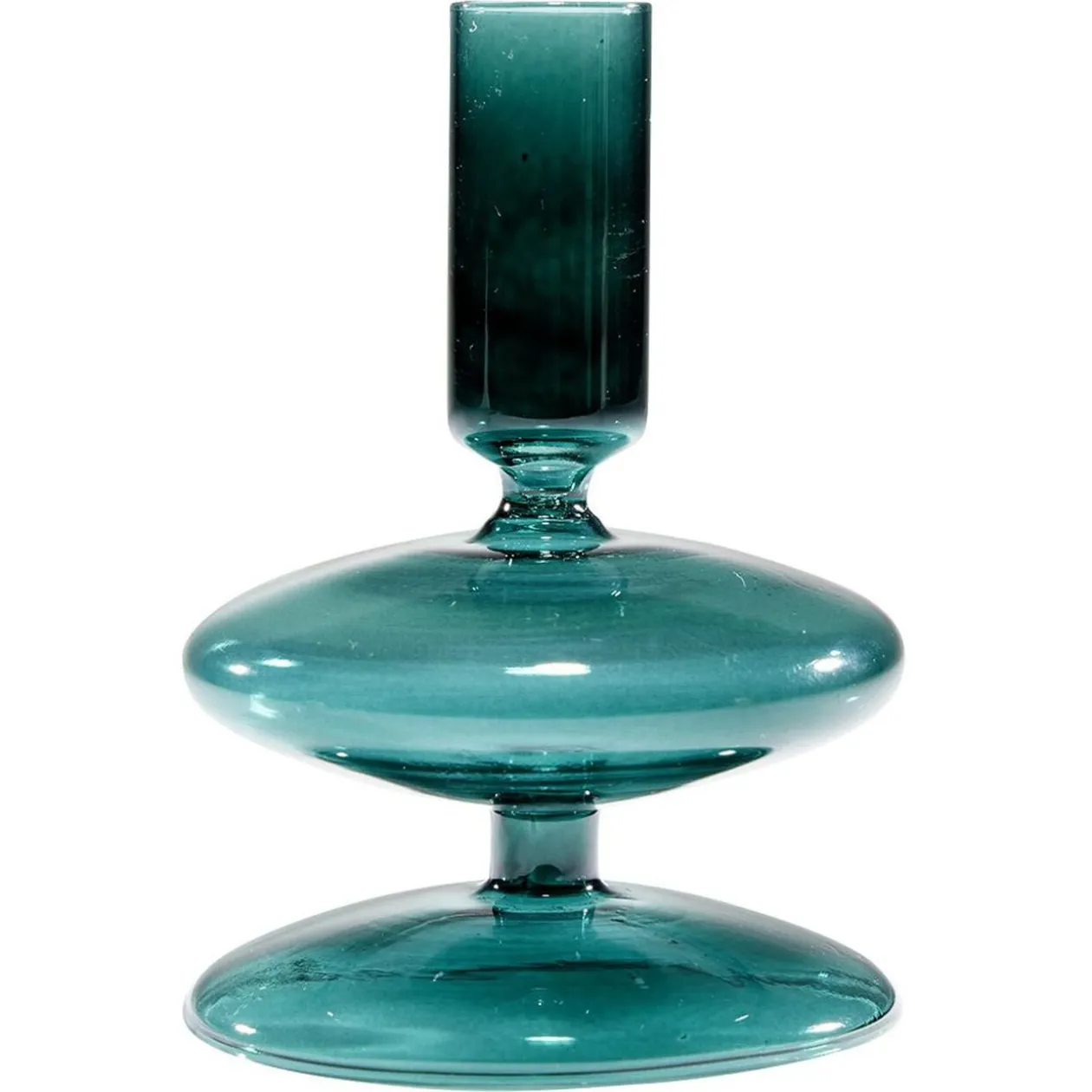 Chandelier en verre coloré