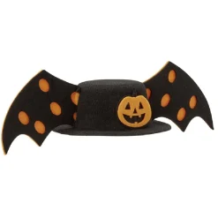 Chapeau chien avec ailes de chauve souris motif citrouille Halloween < Gifi