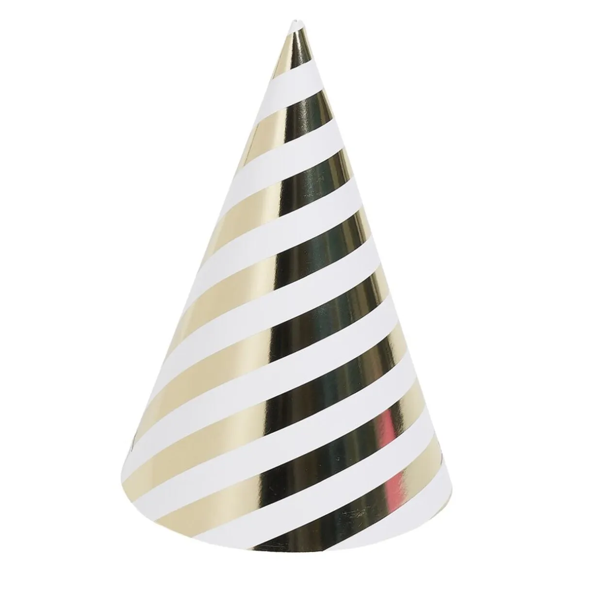 Chapeau de fête anniversaire noir et doré x8 < Gifi Online