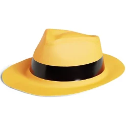 Chapeau fantaisie plastique flashy