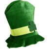 Chapeau haut-de-forme Saint-Patrick taille adulte polyester vert < Gifi New